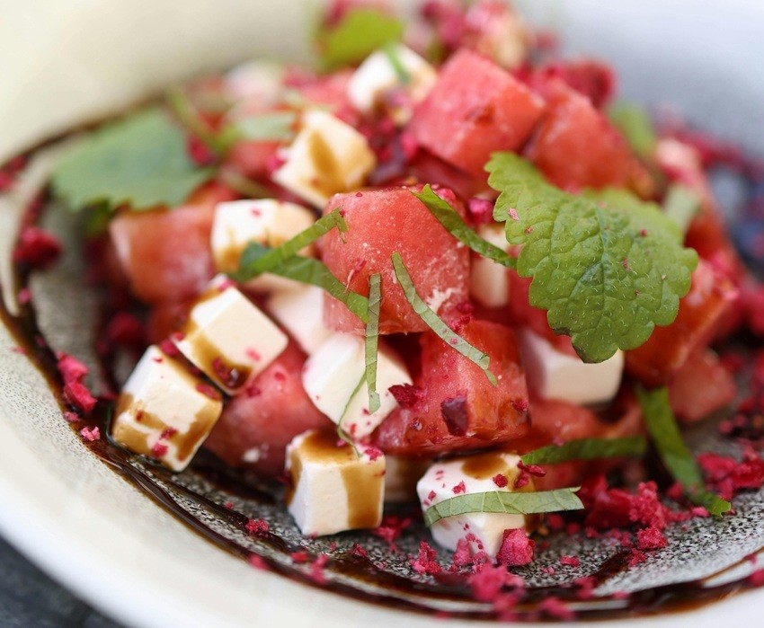 Melon, Feta and Lime Salad