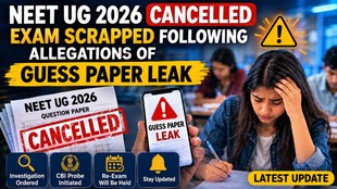 NEET UG 2026 Cancelled, NEET UG 2026 Paper Leak, NEET Re Exam 2026, NTA NEET UG Latest News, CBI Probe NEET 2026, NEET Guess Paper Leak