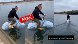 Fact Check: AI-जेनरेटेड है पानी पर साइकिल चलाने का वायरल वीडियो 