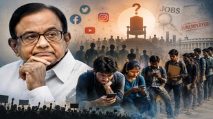 पी. चिदंबरम के लेख के संदर्भ में युवाओं की निराशा, बेरोज़गारी और नए राजनीतिक संकेतों को दर्शाती सांकेतिक फीचर इमेज।