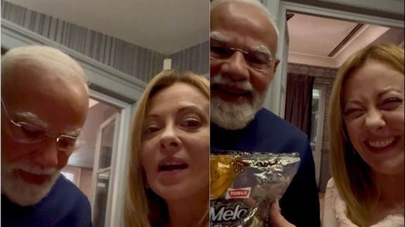 Pm modi, PM Meloni, Italy