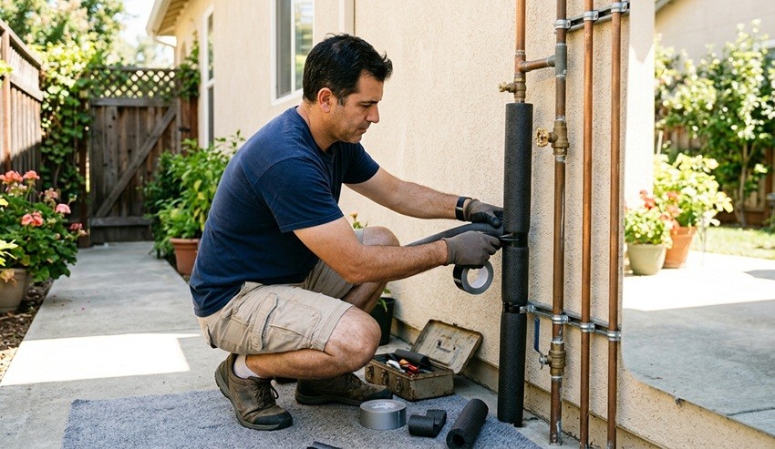 Prevent water tank overheating