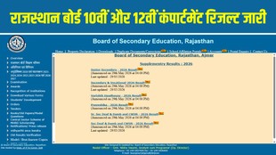 RBSE Supplementary Result 2026, Rajasthan Board Supplementary Result, RBSE 10th Result 2026, RBSE 12th Result 2026, राजस्थान बोर्ड कंपार्टमेंट रिजल्ट 2026