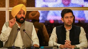 Raghav Chadha, Bhagwant Mann, defection row, president droupadi murmu