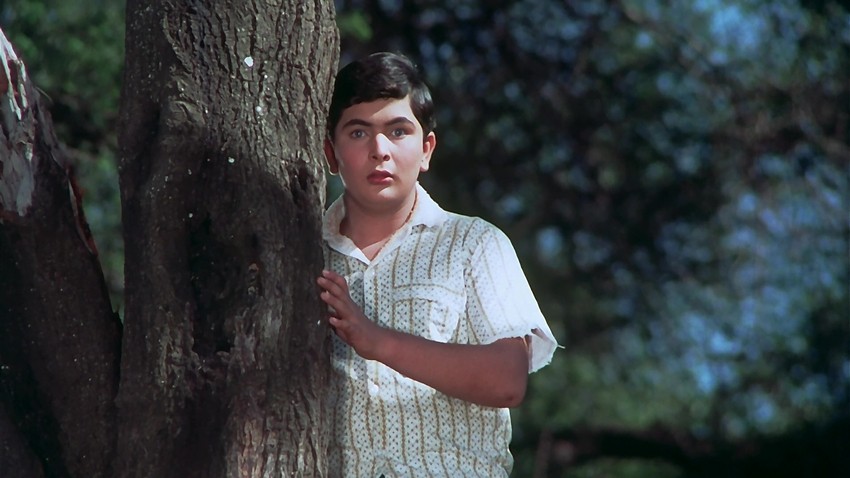 Rishi Kapoor as Young Raj Kapoor - Mera Naam Joker (1970)