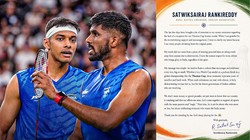 ‘‘हमें पैसे या भव्य स्वागत की जरूरत नहीं, सिर्फ इतना चाहते हैं…’’; थॉमस कप कांस्य पदक विजेता सात्विकसाईराज रंकीरेड्डी का भावुक संदेश