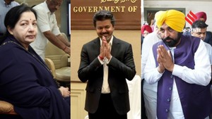 फिल्मी पर्दे से राजनीति के मंच तक, जानिए थलापति विजय से पहले किन स्टार्स ने संभाली सीएम की कुर्सी