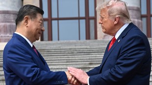 Donald trump visit china, US delegation
