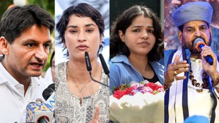 Vinesh Phogat return, Sakshi Malik, WFI, Brij Bhushan Sharan Singh, Deepender Hooda