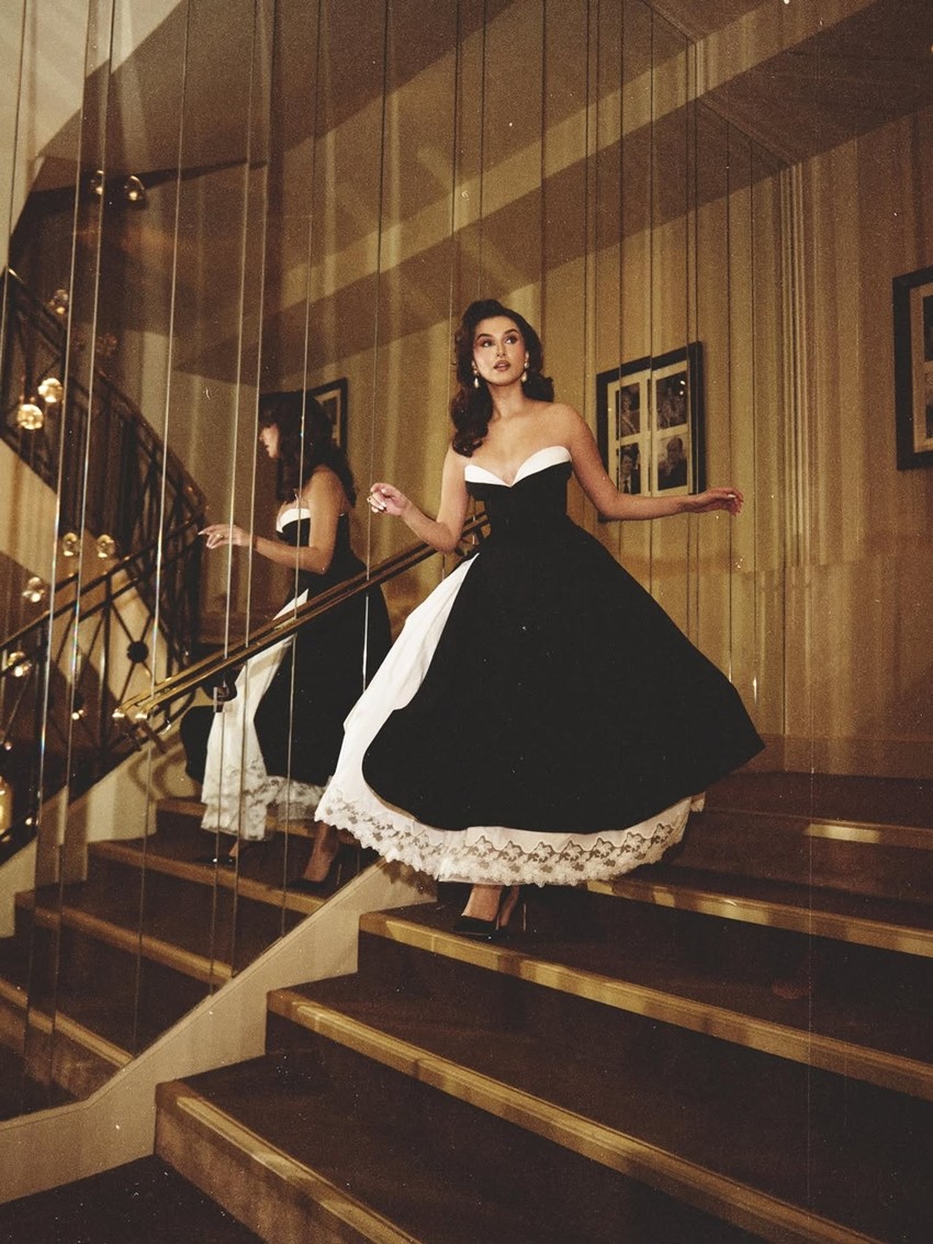 Vintage inspired celebrity look