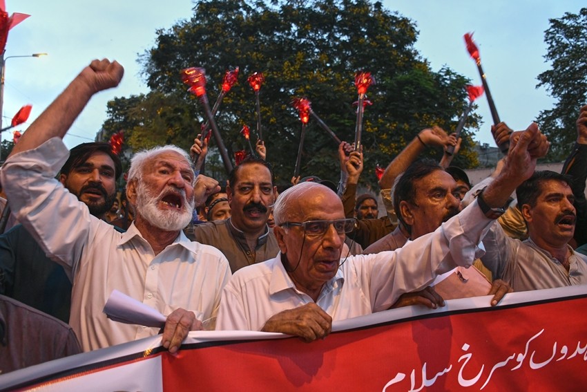 Labour unions protests