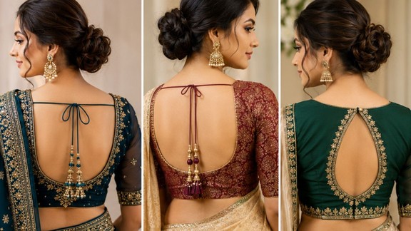 blouse back designs | blouse back neck designs | blouse back design for ethnic wear