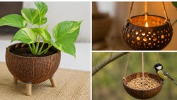 नारियल के खोल से बनाएं ये 5 खूबसूरत चीजें, घर के कोने को सजाने में आएंगी काम