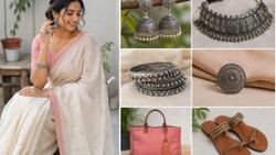 सिंपल कॉटन साड़ी को स्टाइलिश लुक देंगे ये फैशन टिप्स, ज्वेलरी से बैग तक ऐसे करें पेयर