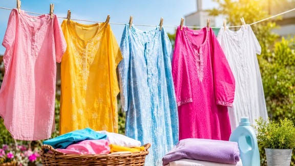 summer laundry hacks | naye kapde dhone ka tarika | naye kapde garmi mein kaise sukhaye