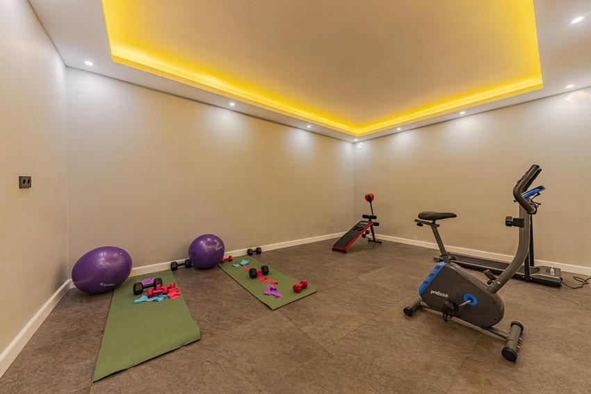 fitness corner in the office