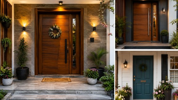 ghar ke main door ko sajane ke tarike | main door decoration tips | how to decorate main entrance door