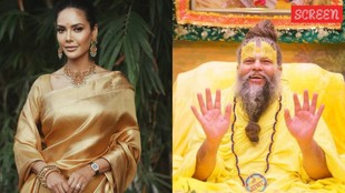 Esha Gupta And Premanand Maharaj