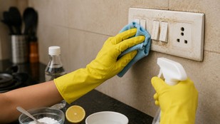 kitchen switch board cleaning tips | kitchen ka switch board kaise saaf karen | how to clean switch board