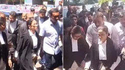 वकील की पोशाक में कलकत्ता हाई कोर्ट पहुंची ममता बनर्जी, चुनाव बाद हिंसा को लेकर करेंगी पैरवी