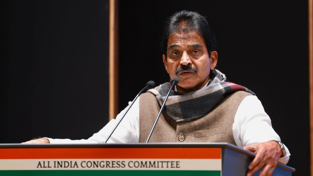 कांग्रेस नेता केसी वेणुगोपाल। (फेसबुक)
