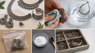 tips to care oxidised jewellery | oxidised jewellery kali hone par kya kare | how to clean oxidised jewellery at home