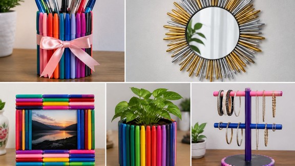 old pen reuse ideas | what to do with old pens | purane pen se kya banaye