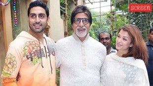 Abhishek Bachchan, Aishwarya and amitabh