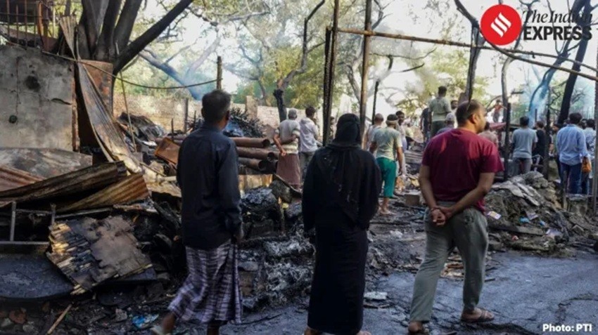 Central Delhi blaze