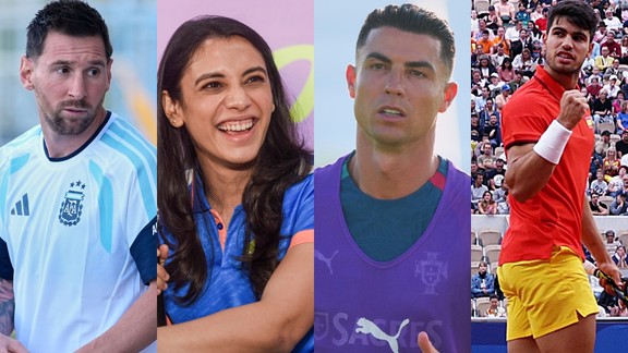 Smriti Mandhana, TIME 100 Most Influential People in Sports 2026, Cristiano Ronaldo, Lionel Messi, Carlos Alcaraz