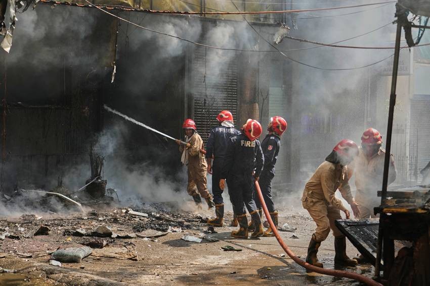 Hotel Fire in Delhi
