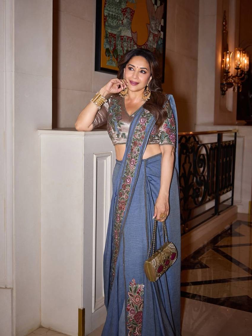 Denim Saree