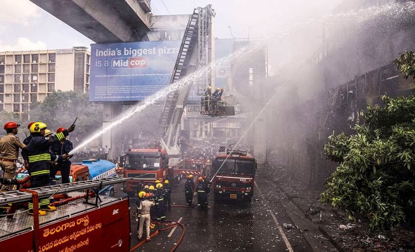 fire broke out