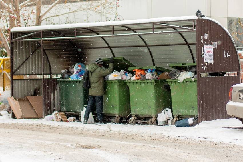 Forgotten Trash and Recycling Bins