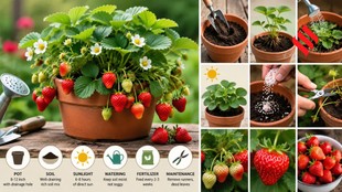 How to Grow Strawberry in Pot