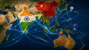 Indo pacific, US pacific, China, Quad