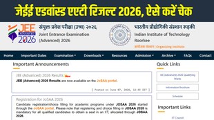 JEE Advanced AAT Result 2026, AAT Result 2026, JEE Advanced Architecture Aptitude Test Result, IIT Roorkee AAT Result, B.Arch Admission 2026