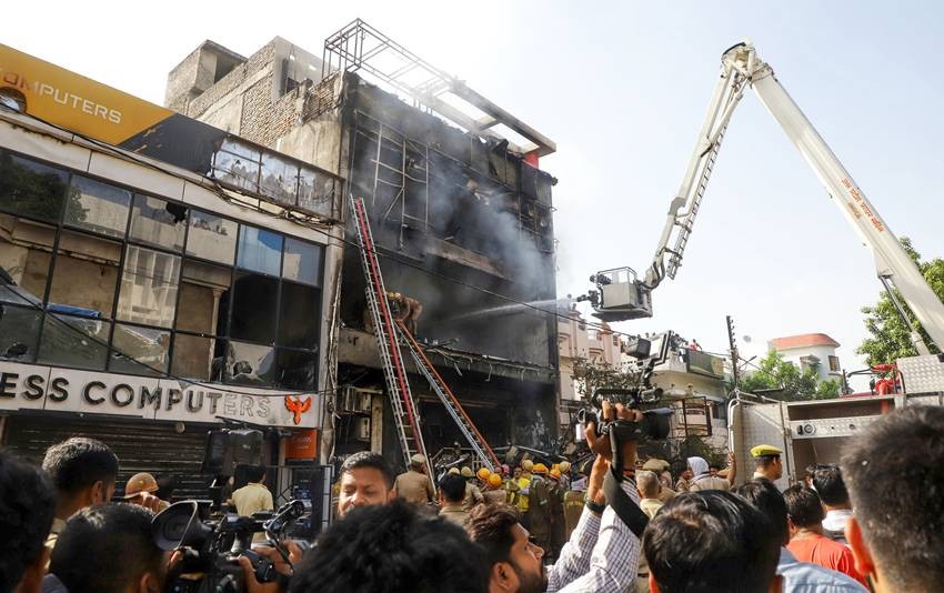 Lucknow fire incident