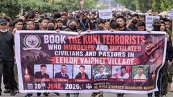 मणिपुर में छह नगा नागरिकों की हत्या के खिलाफ सड़क पर उतरे लोग, निकाली रैली