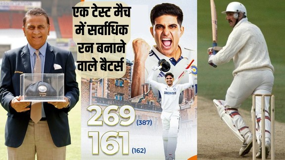 Most Run In A Test Match, Shubman Gill Most Run In A Test Match, Shubman Gill Record