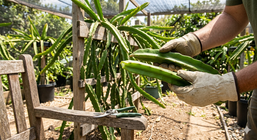 Potted Dragon Fruit Plant
