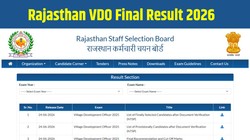 Rajasthan VDO Final Result 2026 Out: राजस्थान ग्राम विकास अधिकारी भर्ती परिणाम जारी, Direct Link से rssb.rajasthan.gov.in पर ऐसे चेक करें चयन सूची