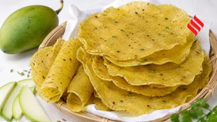 Raw Mango Papad Recipe