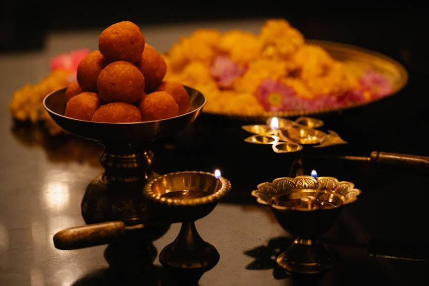 Sacred offerings in Hindu temples