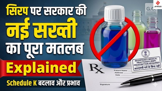 Schedule K, Drugs and Cosmetics Rules 1945, syrups regulation India, cough syrup rules