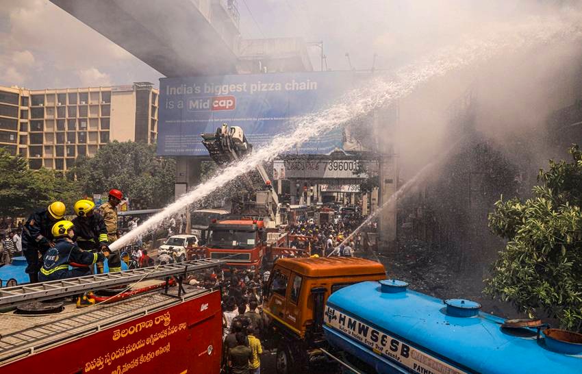Fire incident in Hyderabad