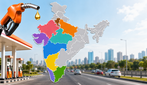 top petrol consuming states in India