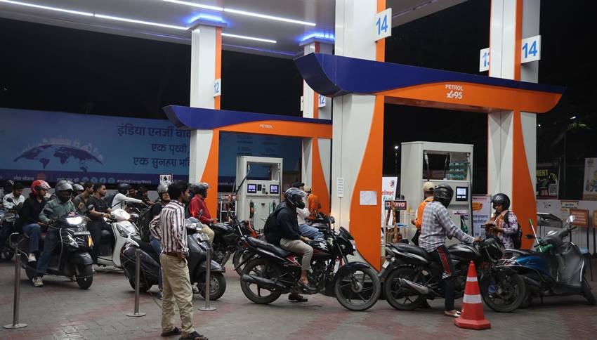 petrol sales in Indian states