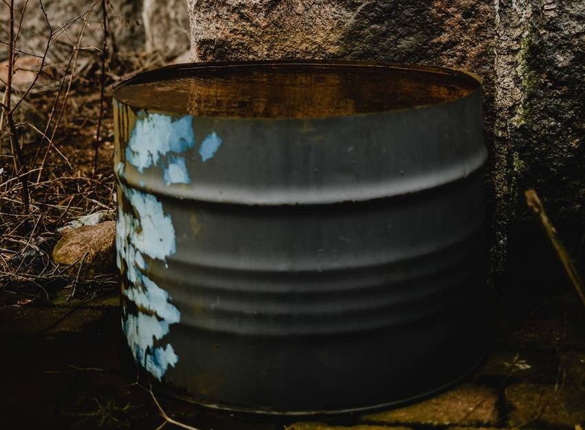 Uncovered Rain Barrels