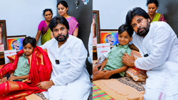 बीमार बच्चे से मिल भावुक हुए पवन कल्याण, गले लगाकर रोए और इलाज के लिए दिए लाख रुपये